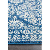 Network Rugs Oxus Navy Power Loomed Modern Rug