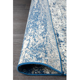 Network Rugs Arjan Navy Power Loomed Modern Rug