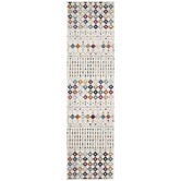 Network Rugs Anzali Colourful Power Loomed Modern Runner
