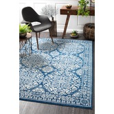 Network Rugs Oxus Navy Power Loomed Modern Rug