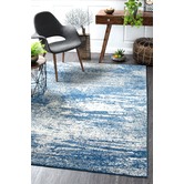 Network Rugs Arjan Navy Power Loomed Modern Rug