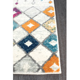 Network Rugs Anzali Colourful Power Loomed Modern Runner