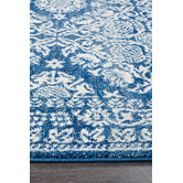 Network Rugs Oxus Navy Power Loomed Modern Runner