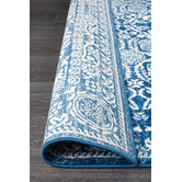 Network Rugs Oxus Navy Power Loomed Modern Runner