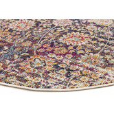 Network Rugs Zaire Colourful Power Loomed Modern Round Rug