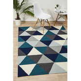 Network Rugs Prism Flat Weave Rug Blue