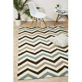 Network Rugs Ida Chevron Flat Weave Wool Rug