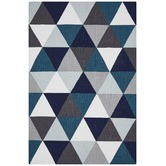 Network Rugs Prism Flat Weave Rug Blue