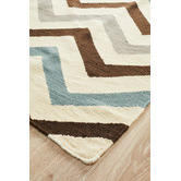 Network Rugs Ida Chevron Flat Weave Wool Rug