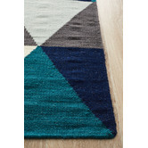 Network Rugs Prism Flat Weave Rug Blue