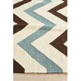 Network Rugs Ida Chevron Flat Weave Wool Rug