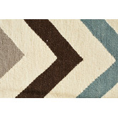Network Rugs Ida Chevron Flat Weave Wool Rug