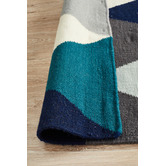 Network Rugs Prism Flat Weave Rug Blue
