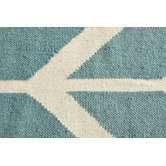 Network Rugs Chevron Flat Weave Rug Blue