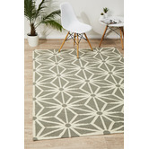 Network Rugs Dandelion Flat Weave Rug Grey