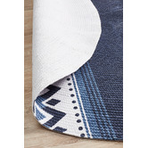 Network Rugs Navy Naval Hand Braided Cotton Rug