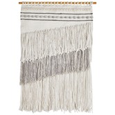 Network Rugs Loren Scandi Layered Fringed Wall Hanging