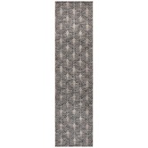Network Rugs Black &amp; Natural Art Deco Flat Woven Indoor/Outdoor Rug