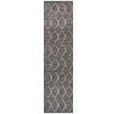 Network Rugs Black &amp; Natural Trellis Flat-Woven Indoor/Outdoor Rug