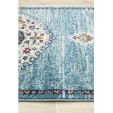 Network Rugs Blue Medallion Vintage Look Runner