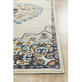 Network Rugs Ivory Medallion Vintage Look Rug