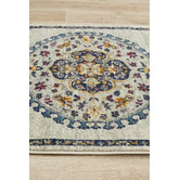 Network Rugs Ivory Medallion Vintage Look Rug