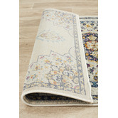 Network Rugs Ivory Medallion Vintage Look Rug