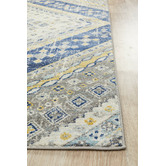 Network Rugs Navy &amp; Ivory Diamond Vintage Look Rug