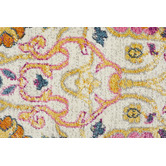 Network Rugs Multi-coloured Spring Vintage Look Round Rug