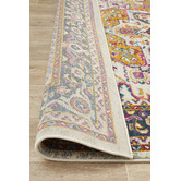 Network Rugs Multi-coloured Rust Florette Vintage Look Rug