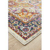 Network Rugs Multi-coloured Rust Florette Vintage Look Rug