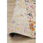 Network Rugs Multi-coloured Floral Field Vintage Look Rug