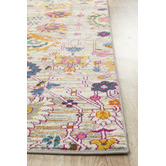 Network Rugs Multi-coloured Floral Field Vintage Look Rug