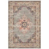 Network Rugs Grey Oriental Vintage Look Rug