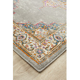 Network Rugs Grey Oriental Vintage Look Runner