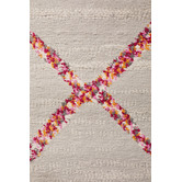 Network Rugs Silver &amp; Pink Pastel Boho Geometric Rug