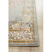 Network Rugs Grey Oriental Vintage Look Runner
