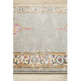 Network Rugs Grey Oriental Vintage Look Runner