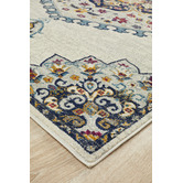 Network Rugs Ivory Medallion Vintage Look Rug