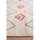 Network Rugs Ivory &amp; Pastel Boho Tribal Rug
