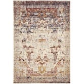 Network Rugs Brown Vintage Look Power Loomed Rug