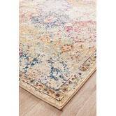Network Rugs Multi Vintage Look Power Loomed Rug