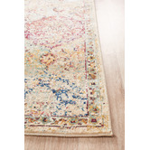 Network Rugs Multi Vintage Look Power Loomed Rug