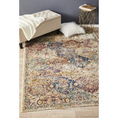 Network Rugs Multi Vintage Look Power Loomed Rug