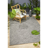 Network Rugs Charcoal Grey Diamond Flat-Woven Indoor/Outdoor Rug