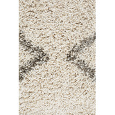 Network Rugs Natural Tan &amp; Brown Buchra Fringed Moroccan Rug