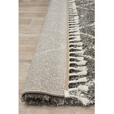 Network Rugs Pebble Grey Samira Fringed Rug