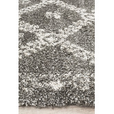 Network Rugs Pebble Grey Rabia Fringed Tribal-Style Rug