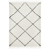 Network Rugs Monochrome Nahla Fringed Rug