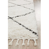 Network Rugs Monochrome Nahla Fringed Rug